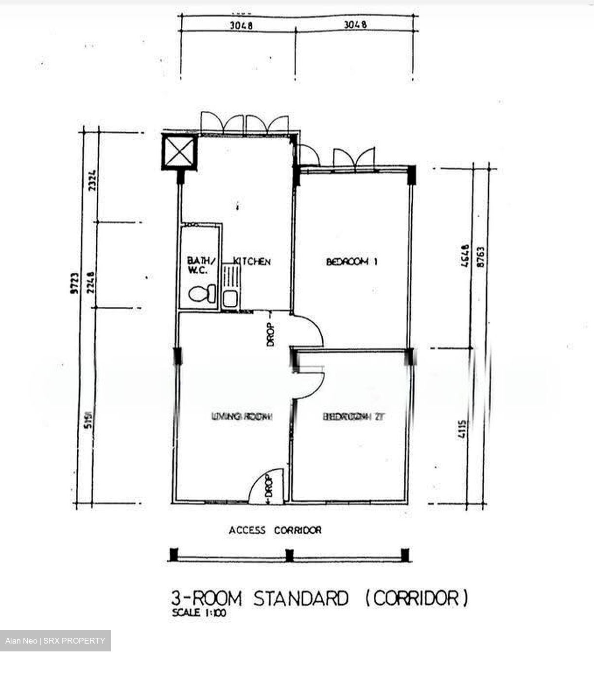 Blk 101 Crescent View (Queenstown), HDB 3 Rooms #613827131